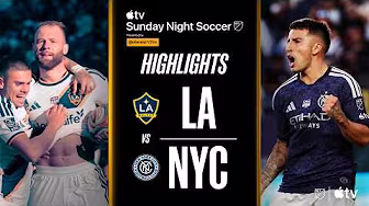 LA Galaxy vs. New York City FC | Full Match Highlights | Sunday Night Soccer!