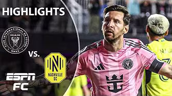 GAME 3 🍿 Inter Miami vs. Nashville SC | MLS Playoff Highlights | ESPN FC