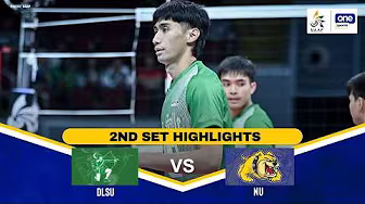 NU vs DLSU | SET 2 HIGHLIGHTS | UAAP SEASON 88 MEN’S VOLLEYBALL | MAR 15, 2026
