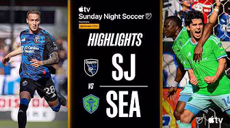 San Jose Earthquakes vs. Seattle Sounders FC | Full Match Highlights | HEROIC DEFENDING ON DISPLAY!