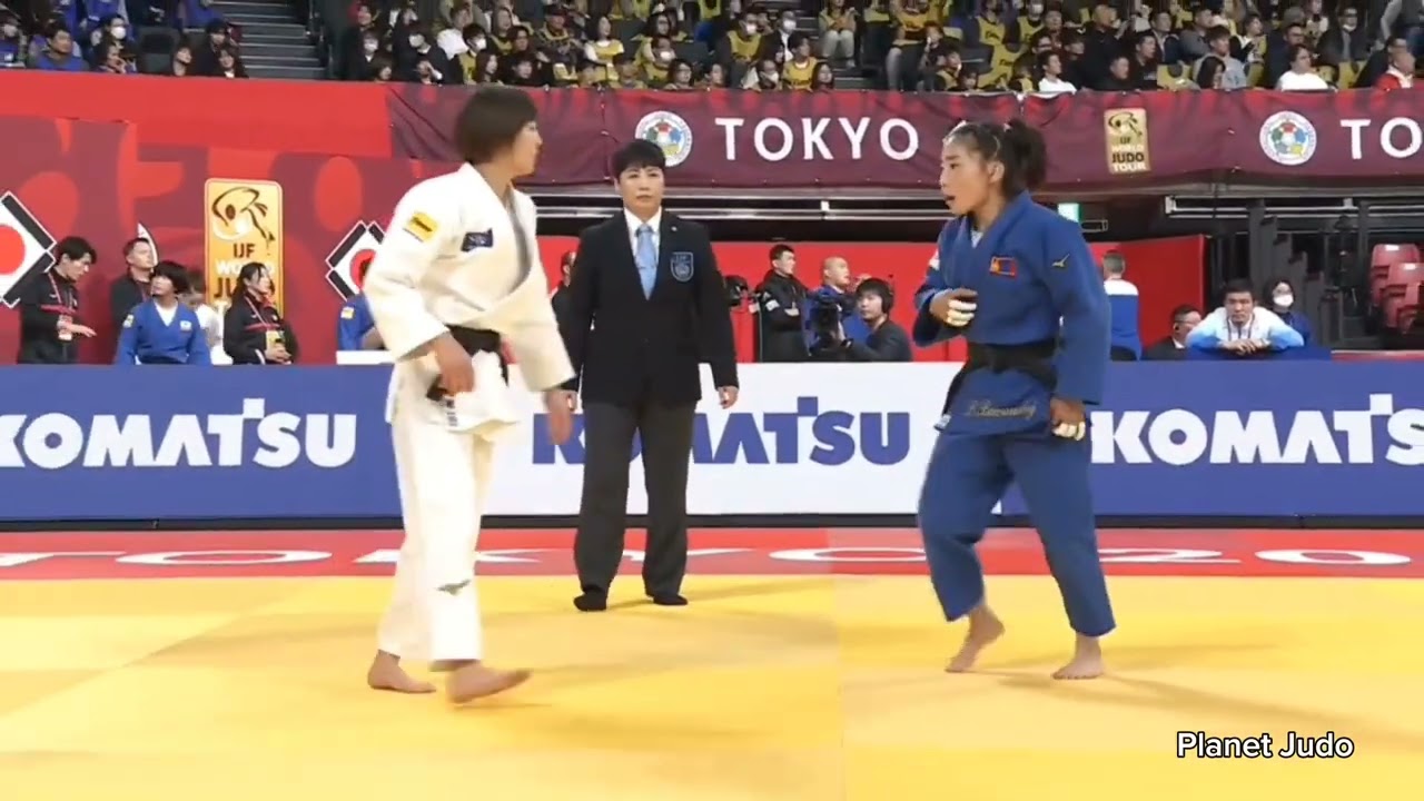 Natsumi TSUNODA 🇯🇵 🆚️ Baasankhuu BAVUUDORJ 🇲🇳 | четвертьфинал -48кг | Большой Шлем Токио 2023 
