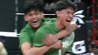 Yoyong Mendoza LEADS DLSU vs NU in Set 5 | UAAP Season 88 Men’s Volleyball