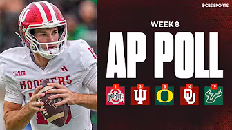 AP Top 25 Poll Released: Indiana rises to No. 3 following win over Oregon, Oklahoma falls 8 spots