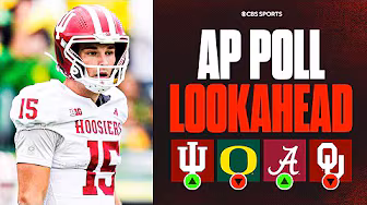 College Football Week 8 AP Top 25 LOOK AHEAD: Will Indiana take Oregon’s Top-3 spot?