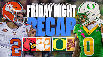No. 8 Oregon Routs Minnesota, Clemson Upsets No. 20 Louisville | College Football Week 12 Recap