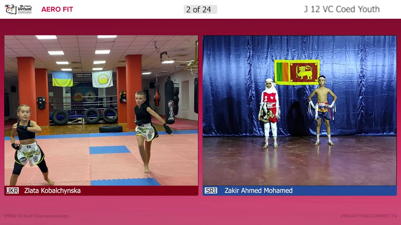 Day 1, Aero Fit #2. (UKR) Zlata Kobalchynska – (SRI) Zakir Ahmed Mohamed Nuzarath (10 – 9)