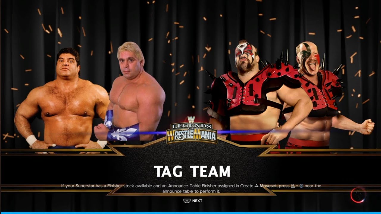 Muraco & Bravo vs The Legion of Doom. WWE 2K23