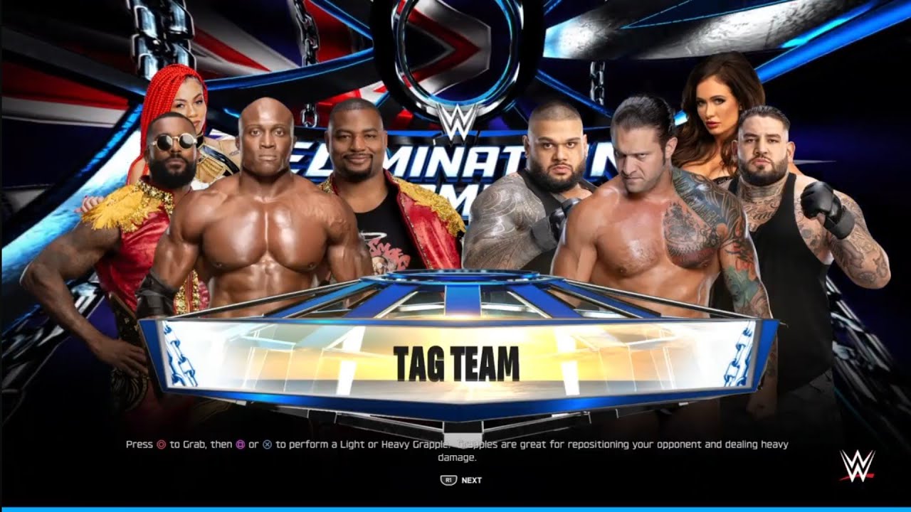 The Pride vs The Final Testament. Elimination  Match. WWE 2K25