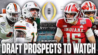 NFL Draft Prospects to watch in the 2026 CFP National Championship: Miami vs Indiana 🏆