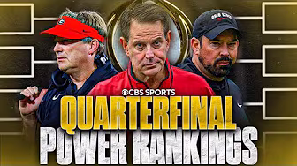 College Football Playoff Power Rankings entering Quarterfinals | Where does each team rank 1-8 🤔