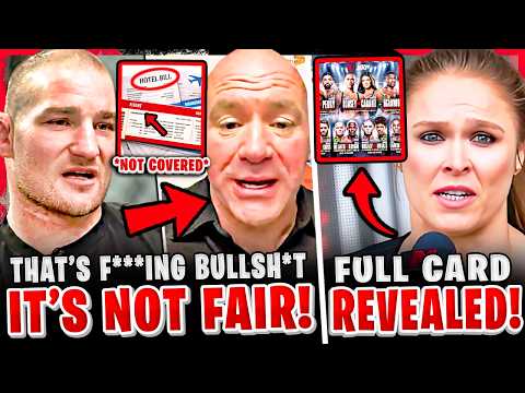 Dana White RECEIVES MAJOR BACKLASH for CUTTING PAY!? NETFLIX MMA Card REVEALED! Sean Strickland