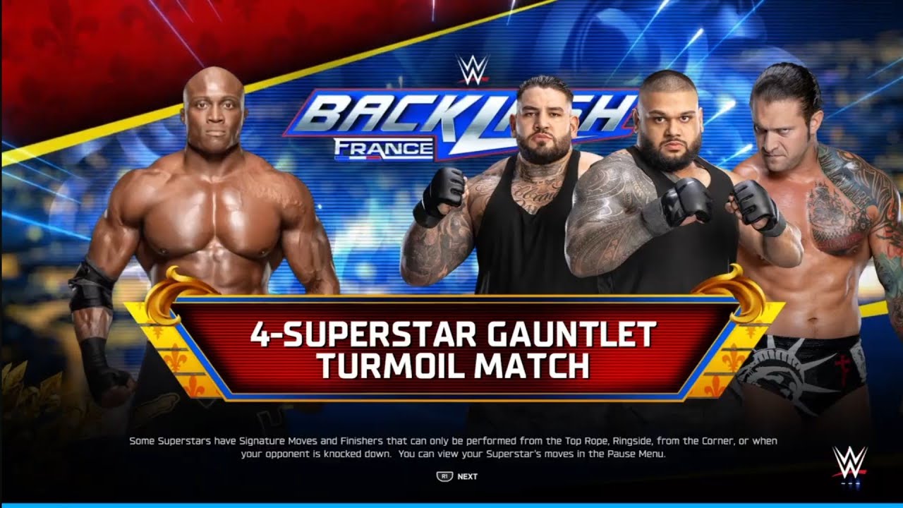 Bobby Lashley vs The Final Testament Gauntlet Match. WWE 2K25