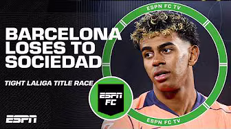 Real Sociedad vs. Barcelona REACTION 🍿 'That was a quality football match!' - Craig Burley | ESPN FC