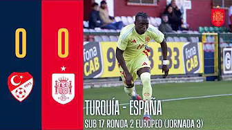 𝗥𝗘𝗦𝗨𝗠𝗘𝗡 I Turquía 0-0 España I Sub-17 I Ronda 2 Europeo (Jornada 3) | 🔴 SEFUTBOL