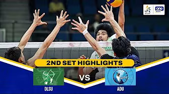 DLSU vs AdU | SET 2 HIGHLIGHTS | UAAP SEASON 88 MEN’S VOLLEYBALL | MAR 21, 2026