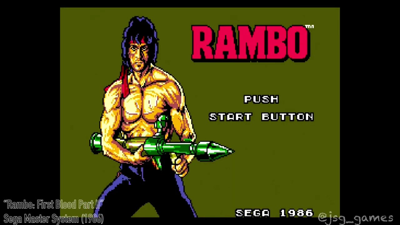 Rambo: First Blood Part II - Sega Master System (1986)