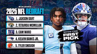 Re-drafting EVERY pick from the 2025 NFL Draft: Titans take Jaxson Dart at No. 1, Cam Ward to Giants