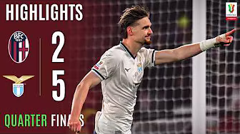 BOLOGNA-LAZIO 2-5 AP | HIGHLIGHTS | Taylor Wins It for Lazio | Coppa Italia Frecciarossa 2025/26