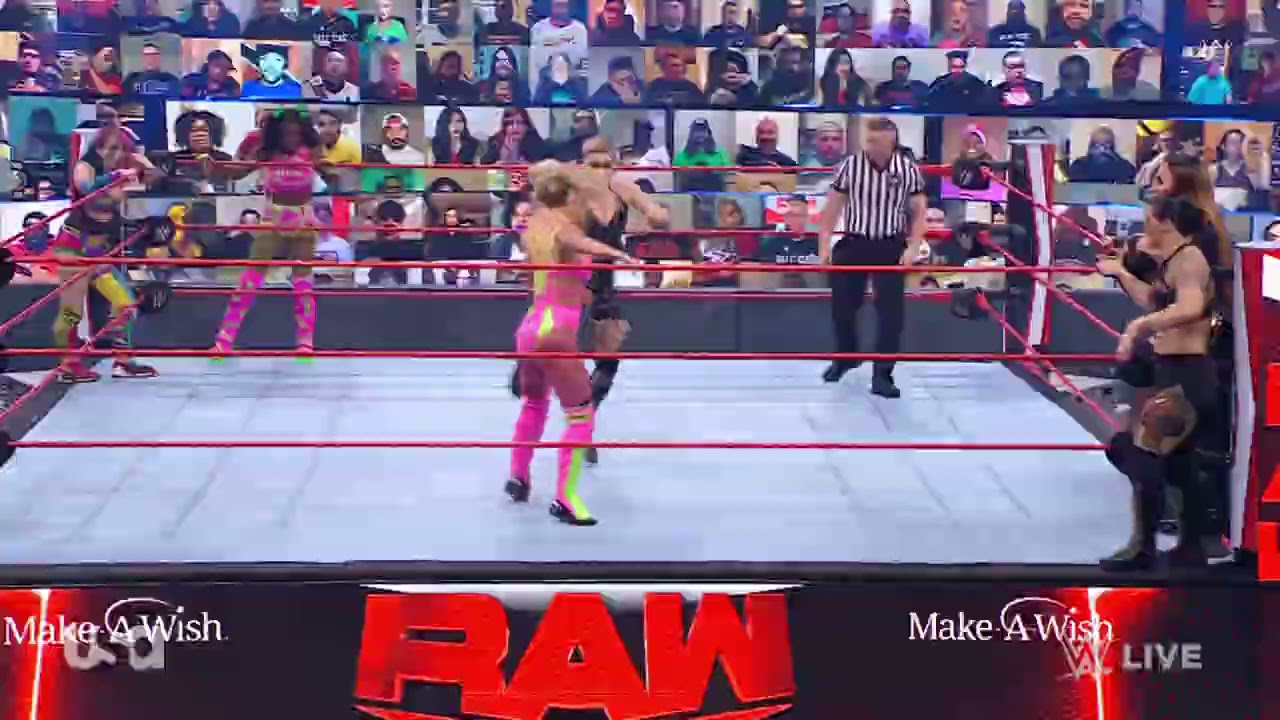 ASUKA,NAOMI & LANA VS RIPLEY,JAX & BASZLER 1/2