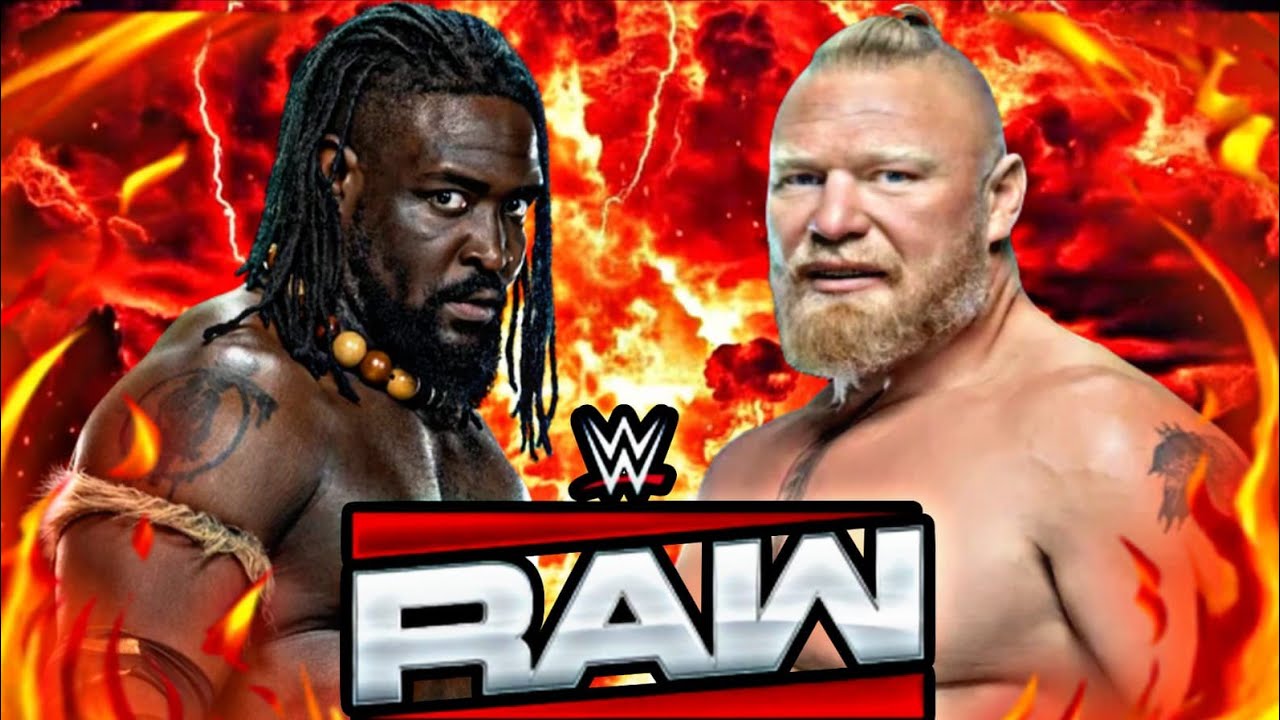 Brock Lesnar Vs Oba Femi WWE Raw 26 Mar 2026 WWE2K26 Simulation - FULL MATCH