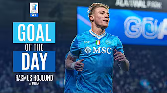 GOAL OF THE DAY | Højlund’s Goal in Slow Motion | Napoli-Milan | EA SPORTS FC Supercup 2025/26