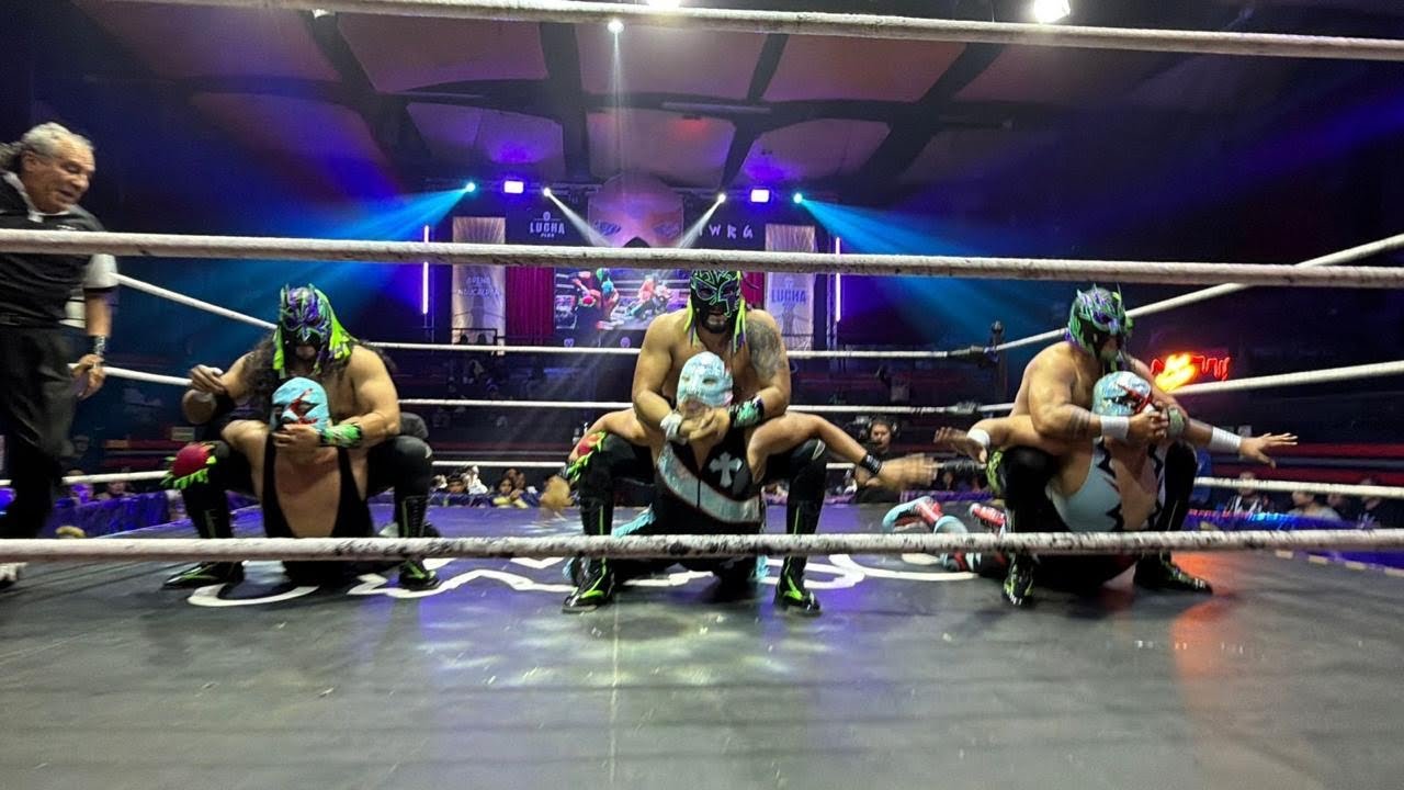 IWRG: La Pandemia 🆚 Villano V Jr., Rokambole y Rokambole Jr.