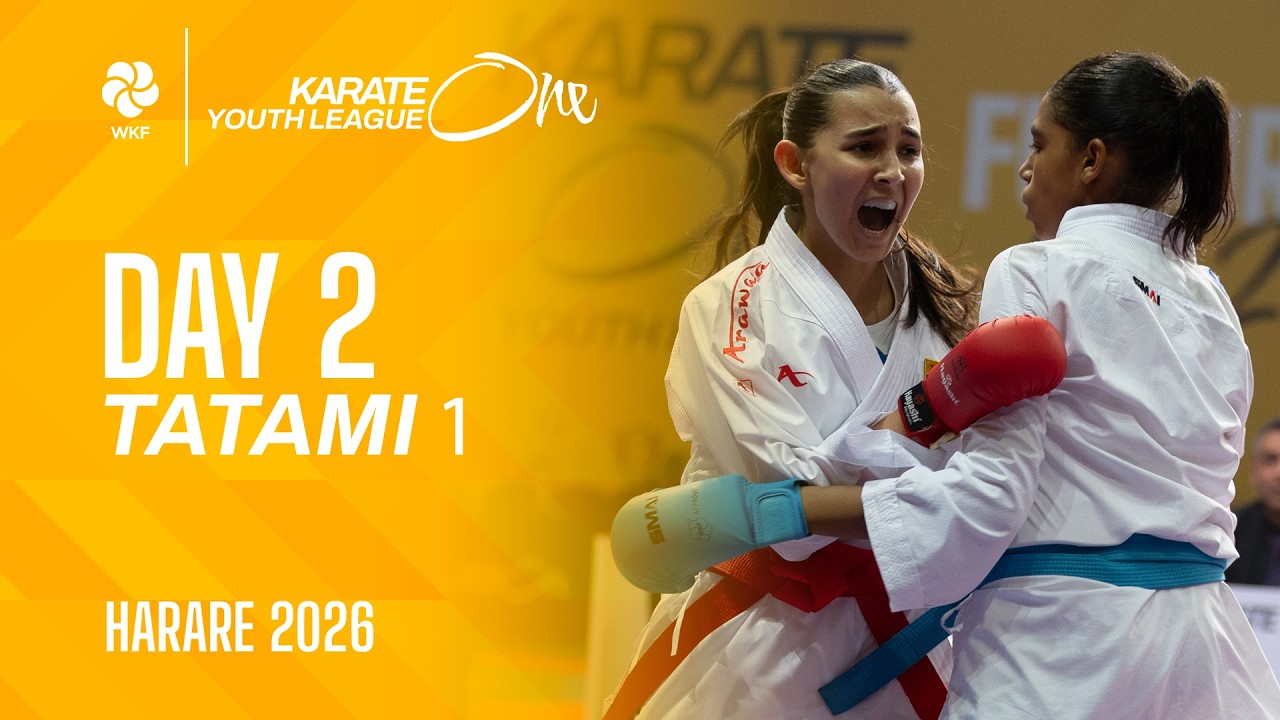 LIVE 🔴 Karate One Youth League HARARE | Friday - Tatami 1