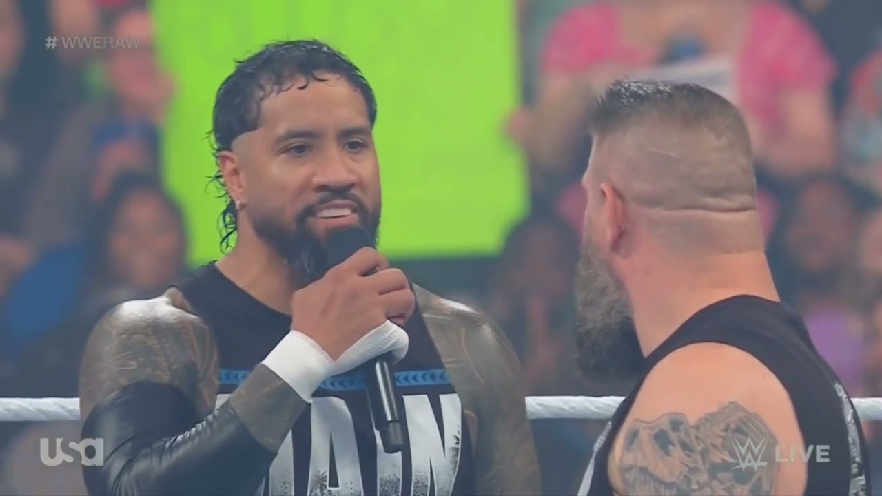 WWE RAW JEY USO & KEVIN OWENS VS JUDGMENT DAY 09/11/23