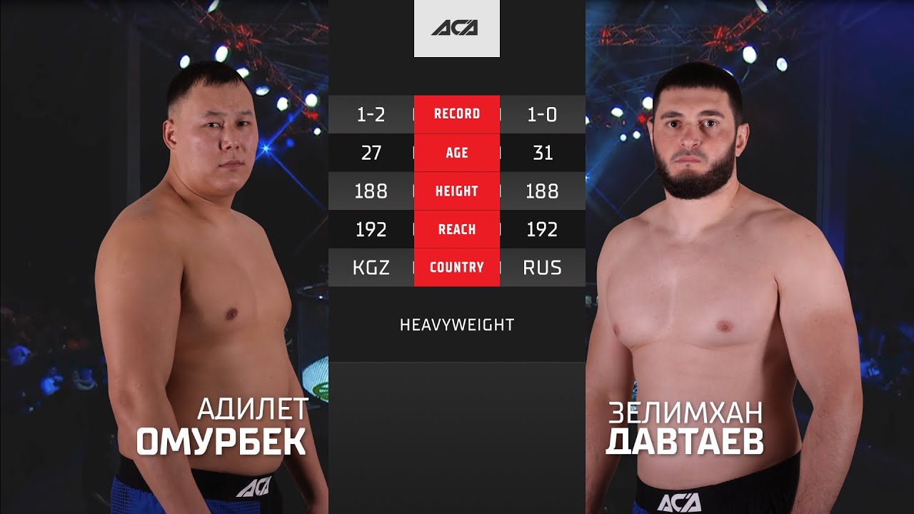 Адилет Омурбек vs. Зелимхан Давтаев | Adilet Omurbek vs. Zelimkhan Davtaev | ACA YE 45