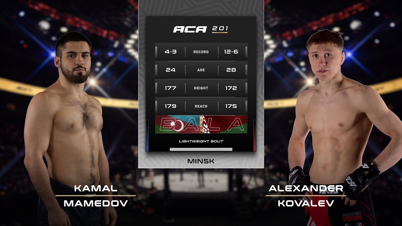 Камал Мамедов vs. Александр Ковалев | Kamal Mamedov vs. Alexander Kovalev | ACA 201