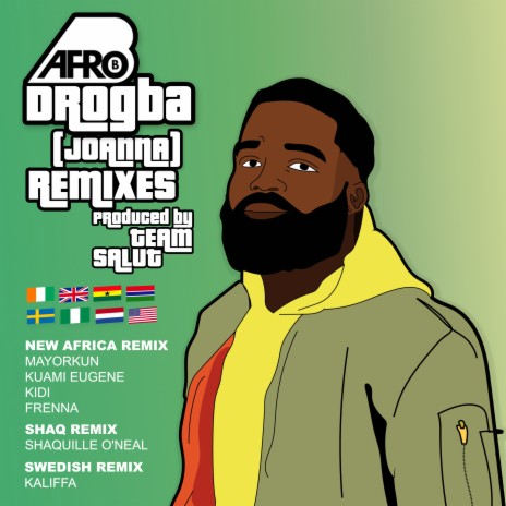 Drogba (Joanna) (New Africa Remix) ft. Mayorkun, Kuami Eugene, Kidi & Frenna cover art