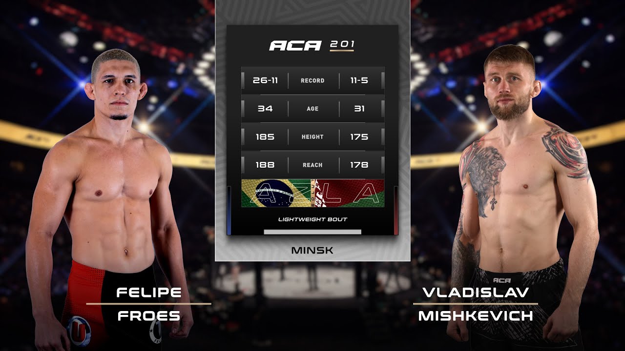 Фелипе Фроес vs. Владислав Мишкевич | Felipe Froes vs. Vladislav Mishkevich | ACA 201