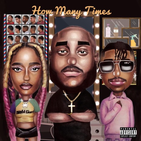 How Many Times ft. Oxlade & Ayra Starr cover art