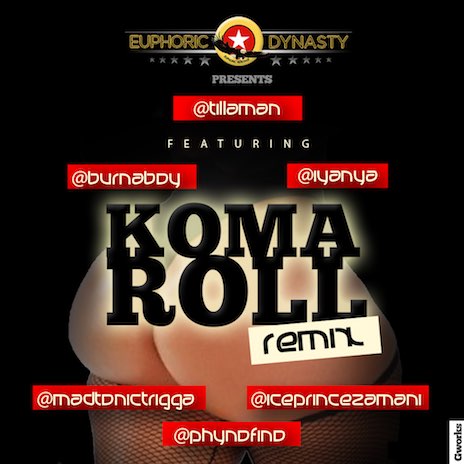 Koma Roll (Remix) ft. Burna Boy, Iyanya, Madtonictrigga, Ice Prince & Phyno cover art