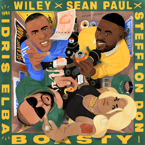 Boasty ft. Stefflon Don, Sean Paul & Idris Elba cover art