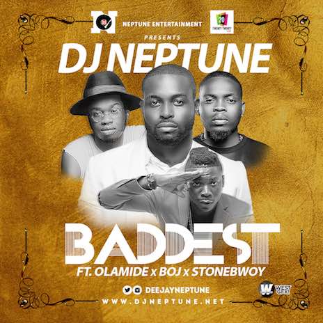 Baddest ft. Olamide, BOJ & Stonebwoy cover art