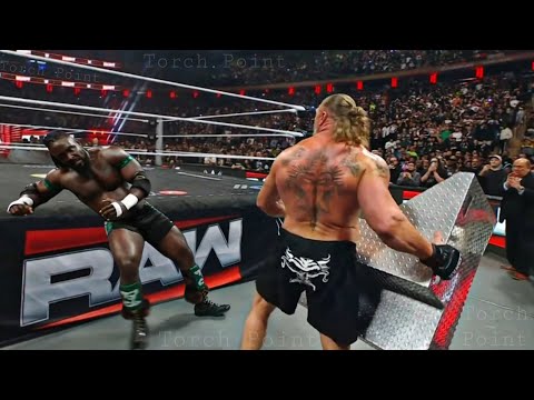WWE 31 March 2026 Brock Lesnar Vs Oba Femi Brutal Match WWE Raw 2026 Highlights