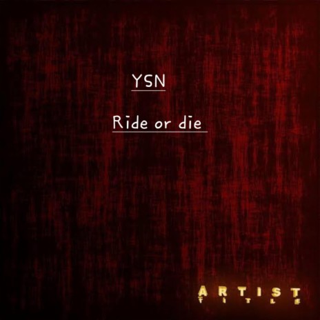 Ride or die cover art