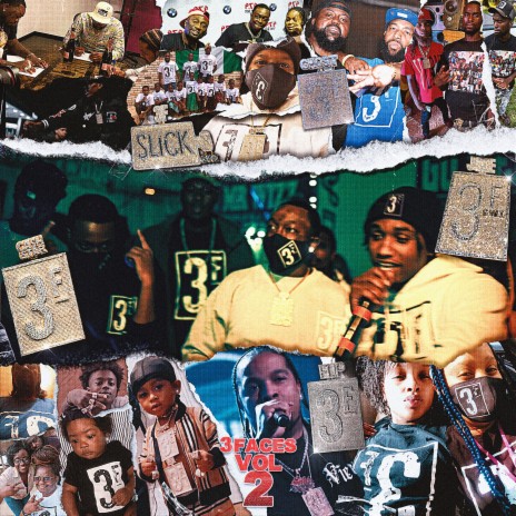 Clover Geez & 3Faces Cypher ft. Wood$ide Wayne, Pilla & D.Millz cover art
