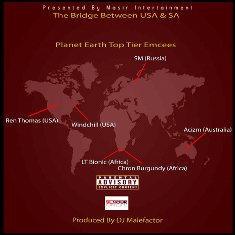 Planet Earth Top Tier Emcees ft. Ren Thomas, LT Bionic, Acizm, Windchill & Chron Burgundy cover art