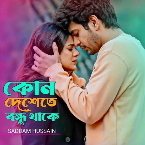 কোন দেশেতে বন্ধু থাকে। Kun deshete bondhu thake. cover art