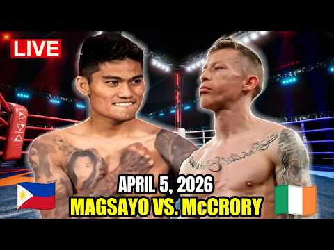 APRIL 5 2026! MAGSAYO VS MCCRORY | BAGSAK KAY MAGSAYO PARANG TINUMBANG POSTE!