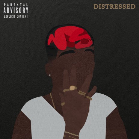 Distressed cover art