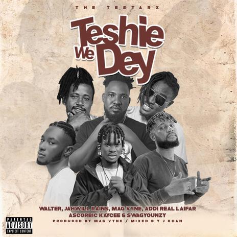 Teshie we dey ft. Jahwill Rains, Ascorbic Kay Cee, Mag Vyne, Walter C.Gab & Swagyounzy cover art