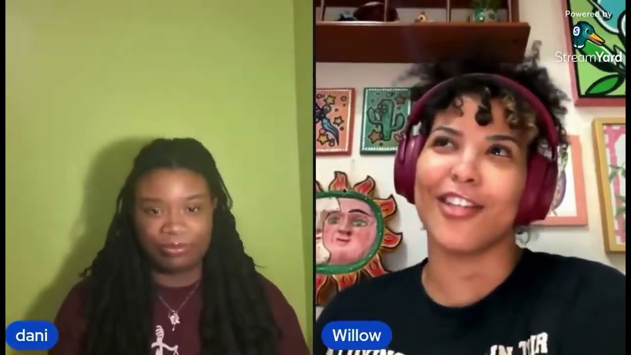 Dani from Black Girl Wrestling asking Willow Nightingale to name three things that piss her off