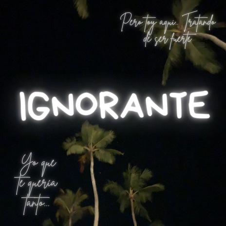 Ignorante ft. DJKenox cover art