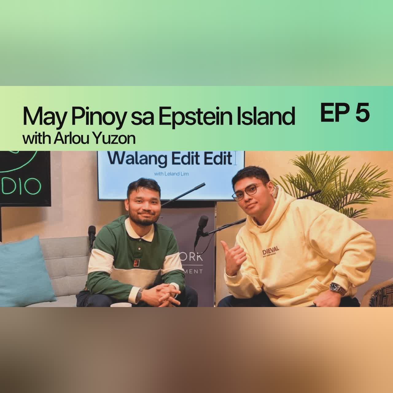 Green Room Series #5: May Pinoy sa Epstein Island with Arlou Yuzon cover art