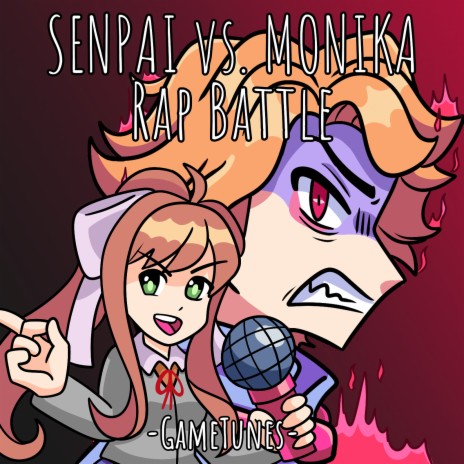 Senpai vs. Monika (Rap Battle) cover art