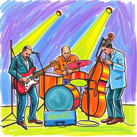 Blues Shuffle Harmonica Jam