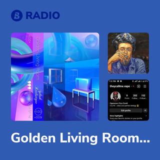 Golden Living Room Radio
